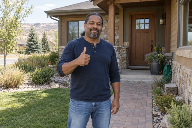Person giving a thumbs up